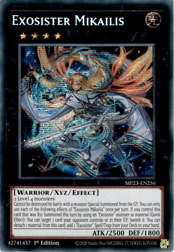 Exosister Mikailis - MP23-EN256 - Secret Rare 1st Edition