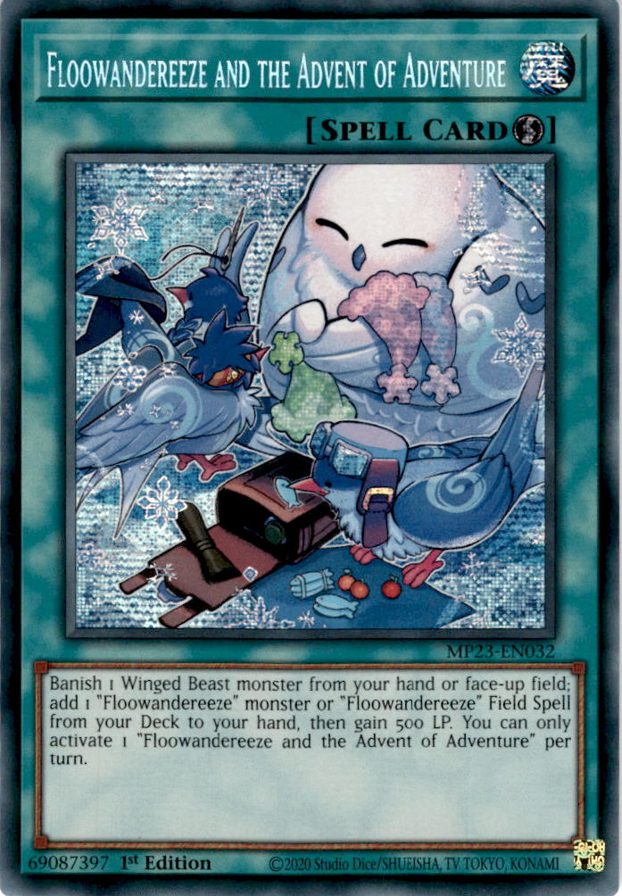 Floowandereeze and the Advent of Adventure - MP23-EN032 - Secret Rare 1st Edition