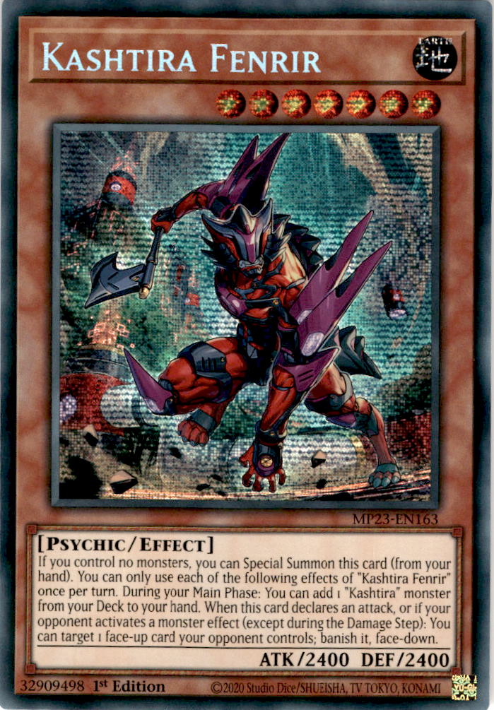 Kashtira Fenrir - MP23-EN163 - Secret Rare 1st Edition
