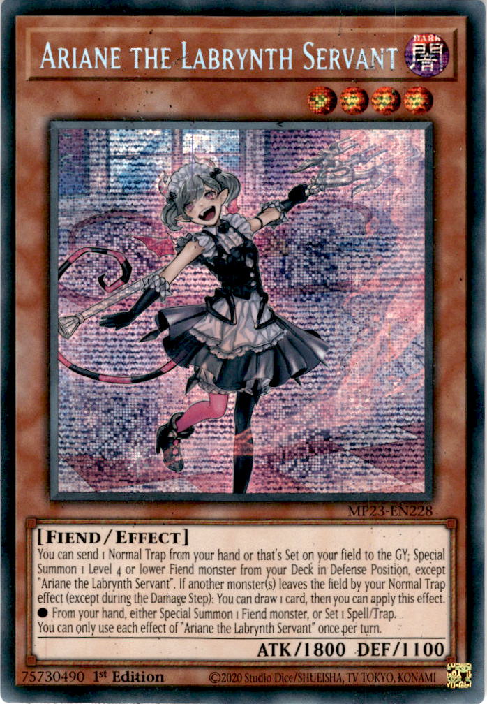Ariane the Labrynth Servant - MP23-EN228 - Secret Rare 1st Edition