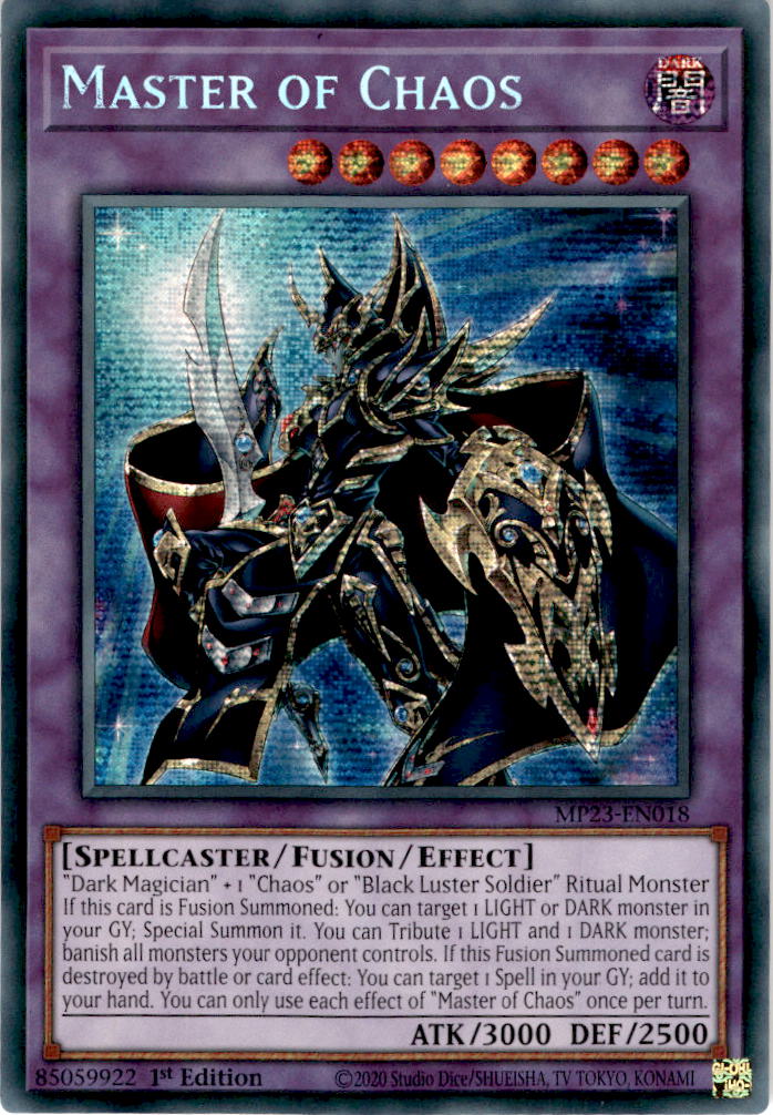 Master of Chaos - MP23-EN018 - Secret Rare 1st Edition