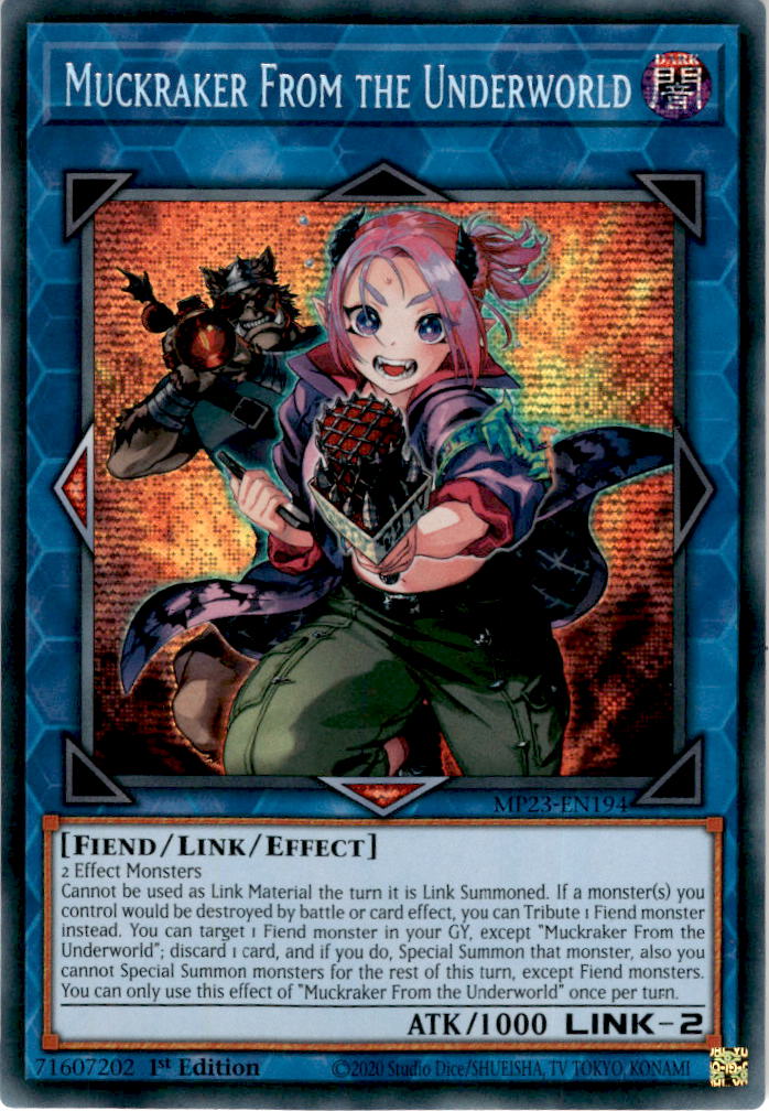 Muckraker From the Underworld - MP23-EN194 - Secret Rare 1st Edition