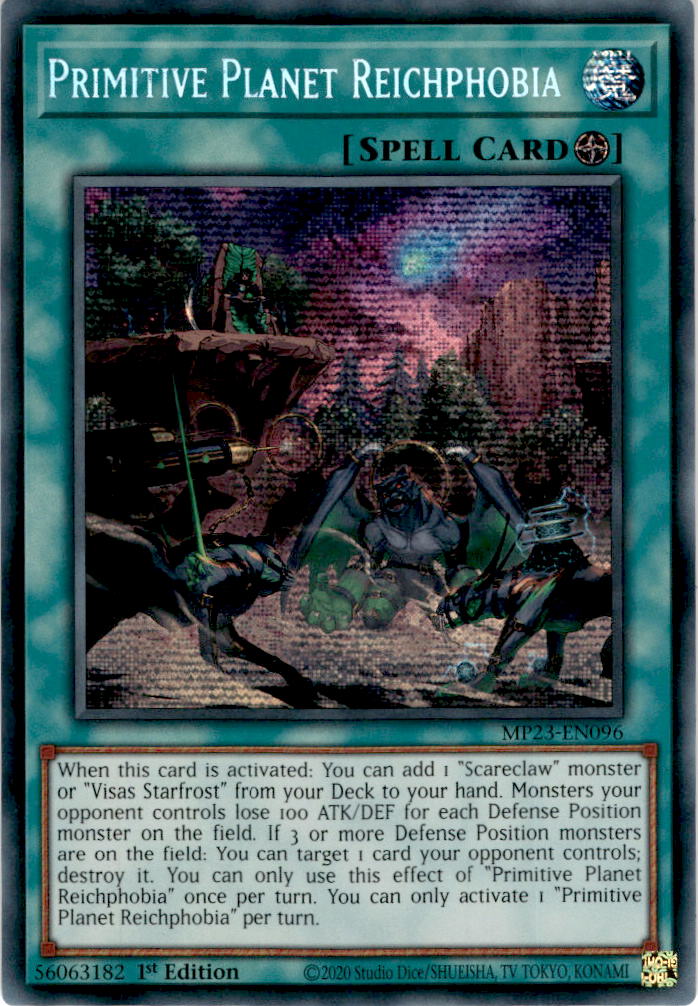 Primitive Planet Reichphobia - MP23-EN096 - Secret Rare 1st Edition