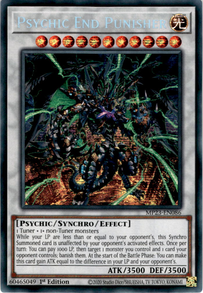 Psychic End Punisher - MP23-EN086 - Secret Rare 1st Edition