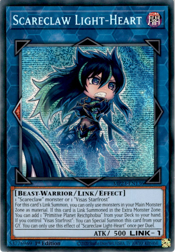 Scareclaw Light-Heart - MP23-EN136 - Secret Rare 1st Edition