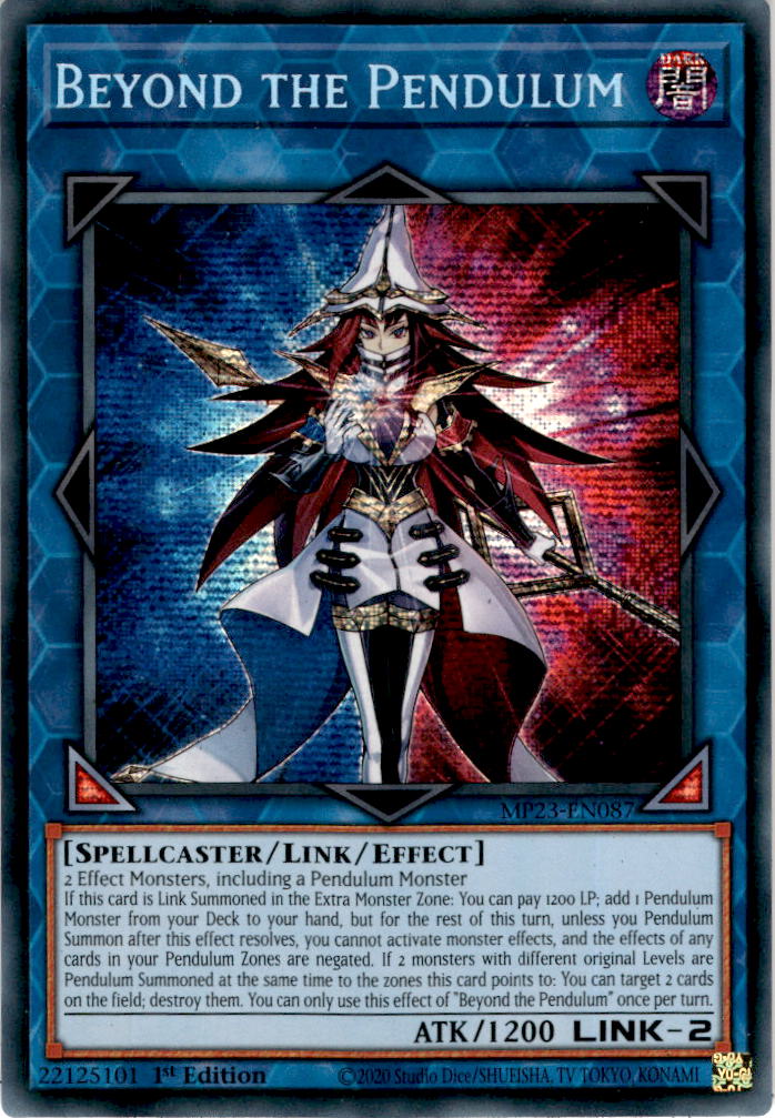 Beyond the Pendulum - MP23-EN087 - Secret Rare 1st Edition