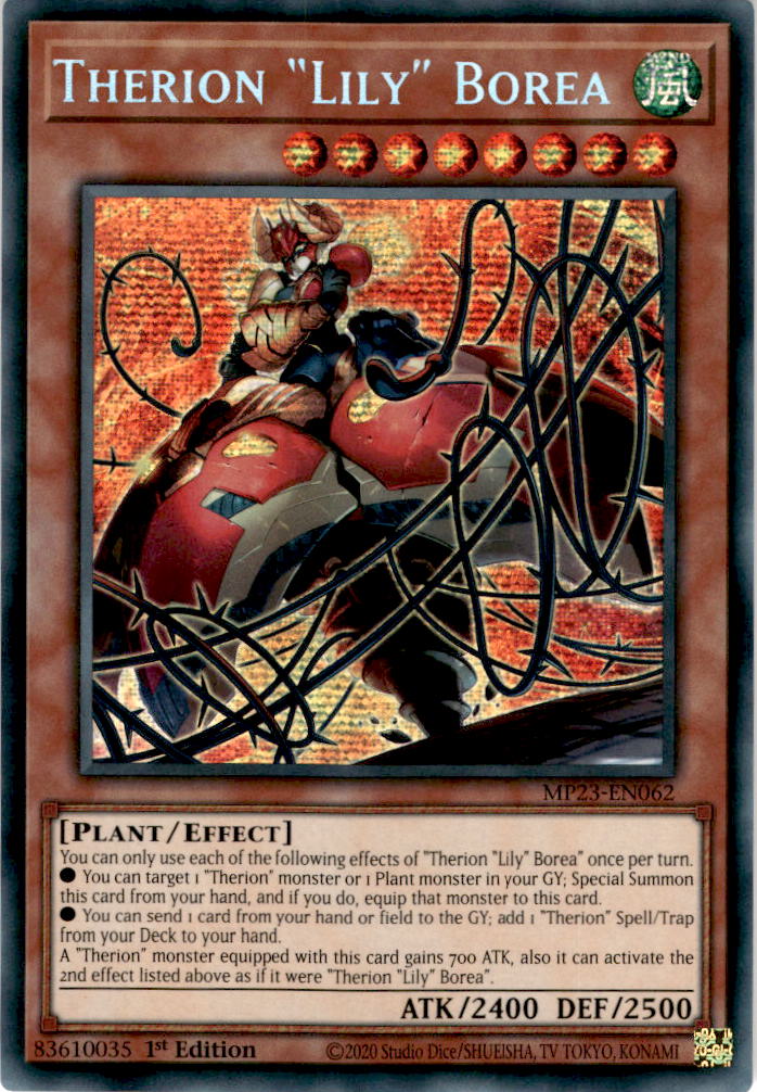 Therion Lily Borea - MP23-EN062 - Secret Rare 1st Edition