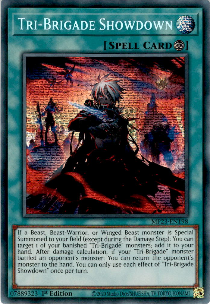 Tri-Brigade Showdown - MP23-EN198 - Secret Rare 1st Edition