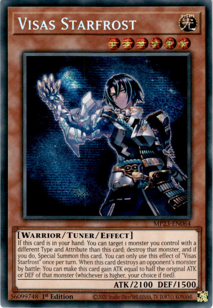 Visas Starfrost - MP23-EN064 - Secret Rare 1st Edition