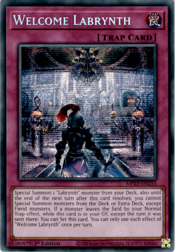 Welcome Labrynth - MP23-EN235 - Secret Rare 1st Edition