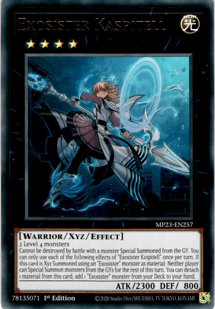 Exosister Kaspitell - MP23-EN257 - Ultra Rare 1st Edition