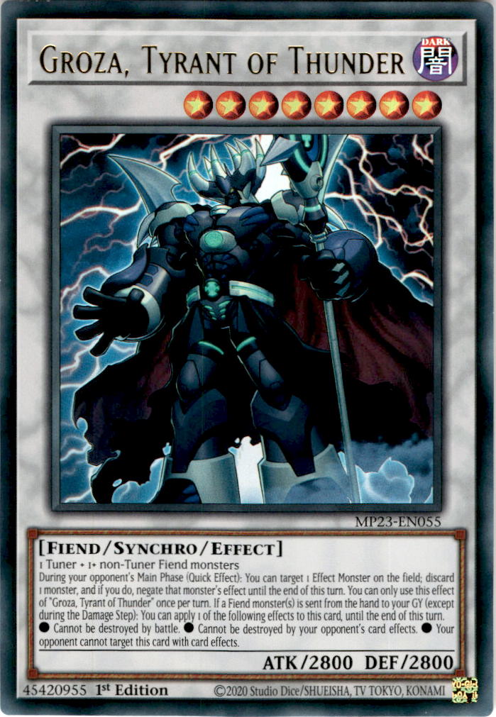 Groza, Tyrant of Thunder - MP23-EN055 - Ultra Rare 1st Edition