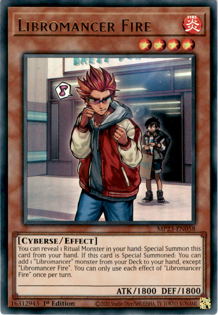 yugioh libromancer cards Libromancer Fire - Mp23-en058
