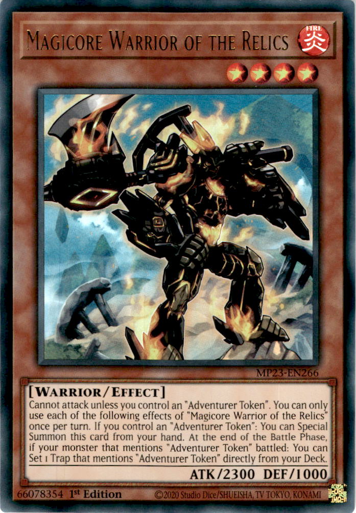 Magicore Warrior of the Relics - MP23-EN266 - Ultra Rare 1st Edition