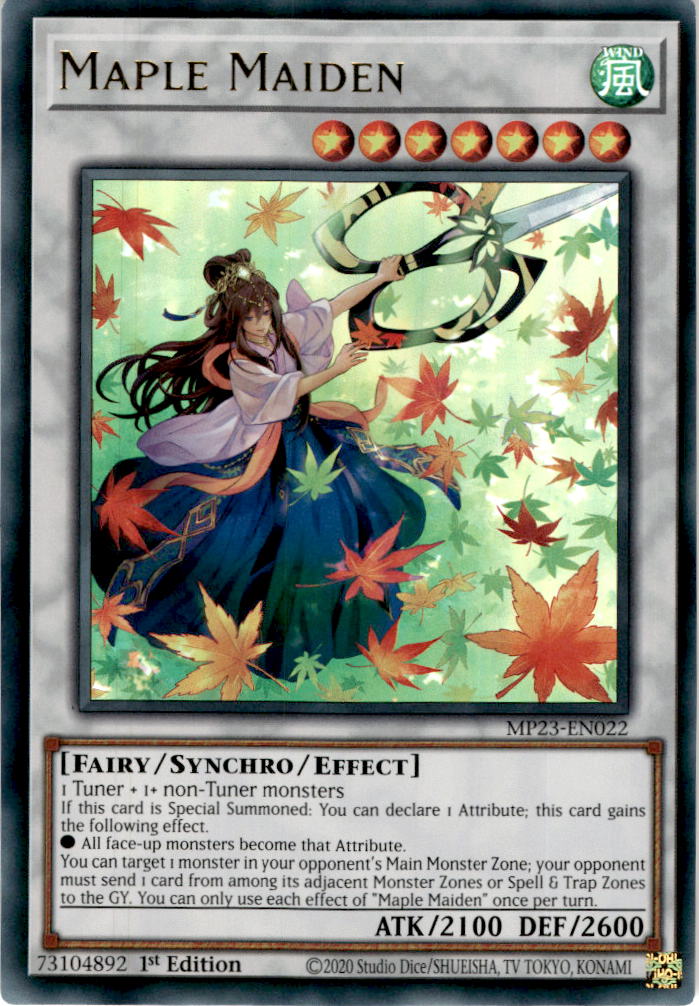 Maple Maiden - MP23-EN022 - Ultra Rare 1st Edition