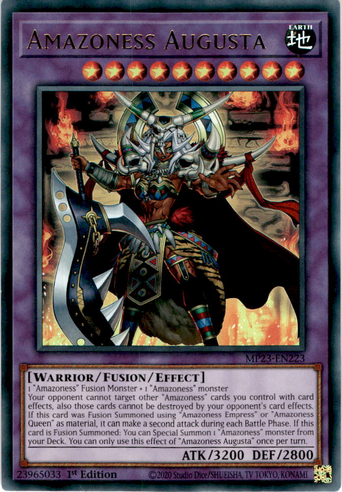 Amazoness Augusta - MP23-EN223 - Ultra Rare 1st Edition