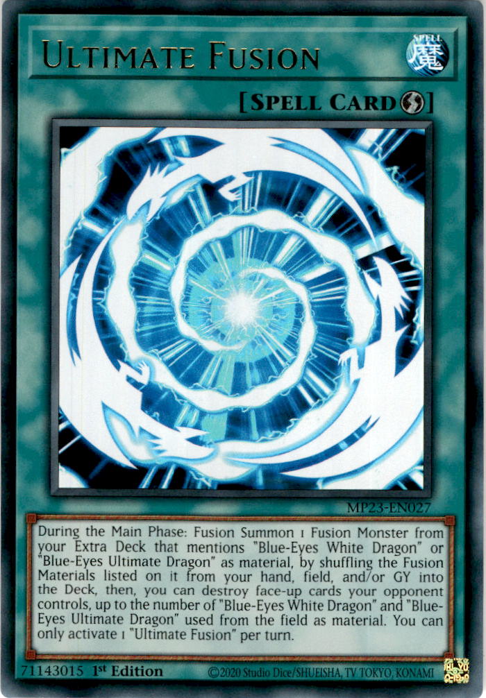Ultimate Fusion - MP23-EN027 - Ultra Rare 1st Edition