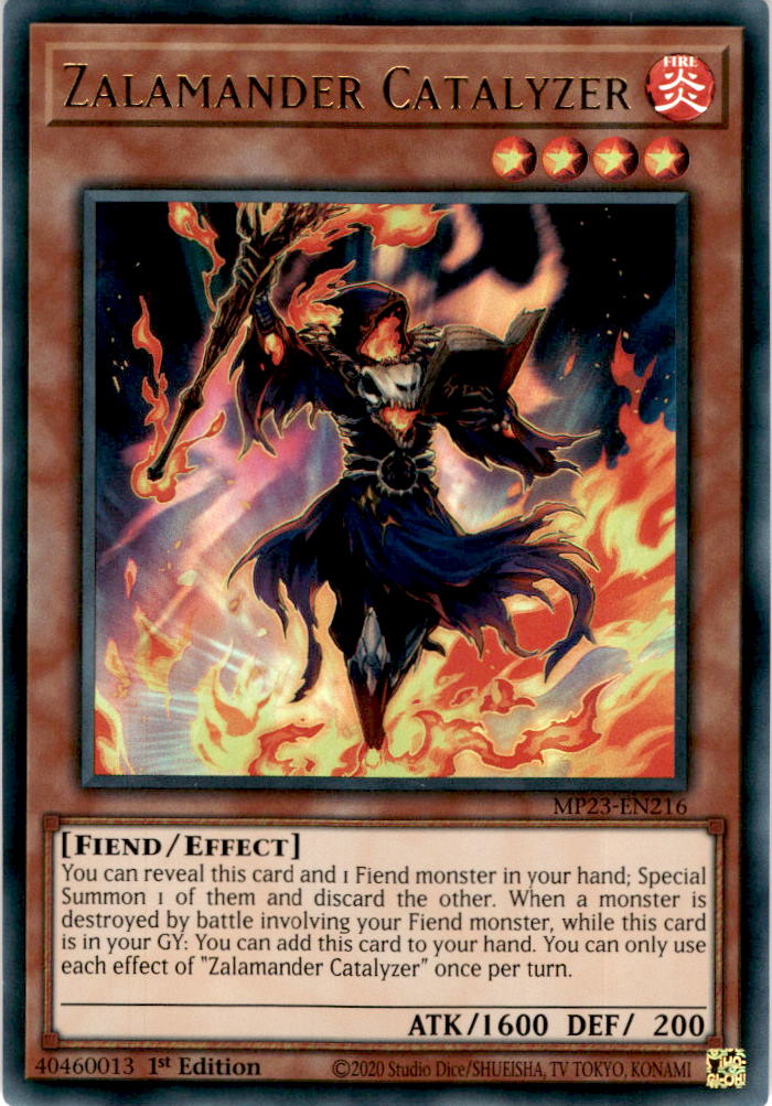 Zalamander Catalyzer - MP23-EN216 - Ultra Rare 1st Edition