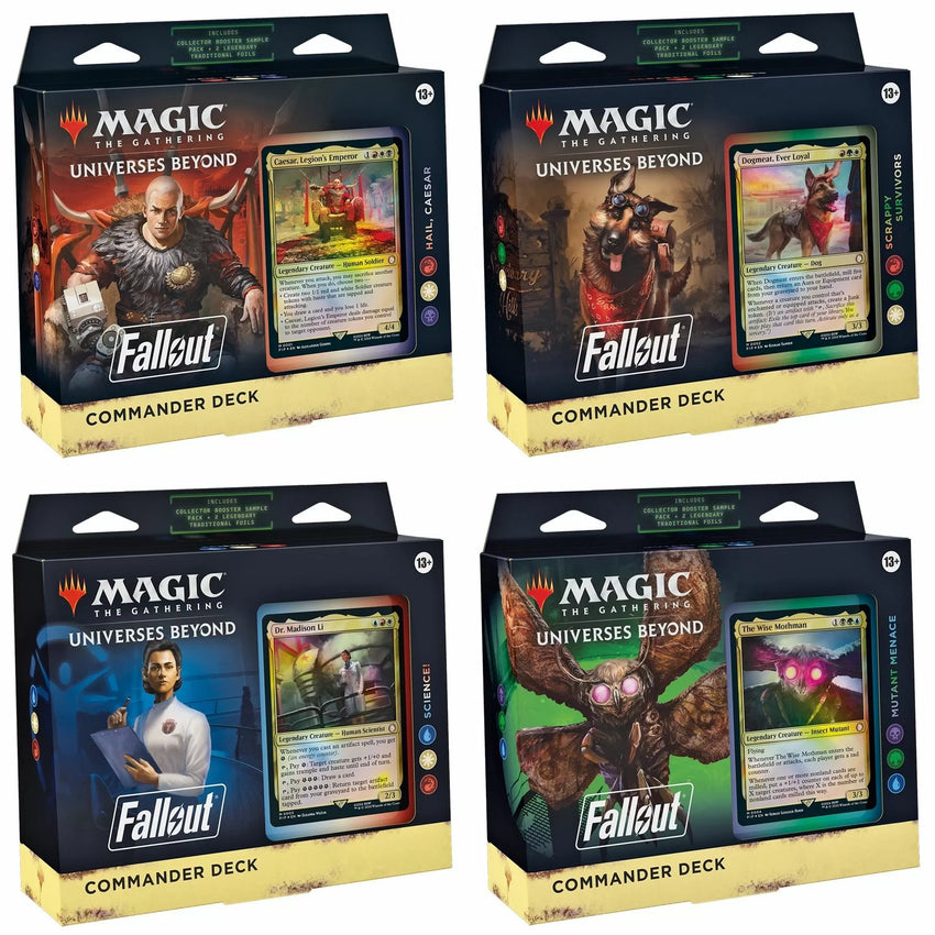 Magic The Gathering Universes Beyond Fallout Commander 4deck Co