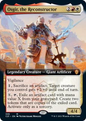 Osgir, the Reconstructor 335 Extended Art Commander 2021