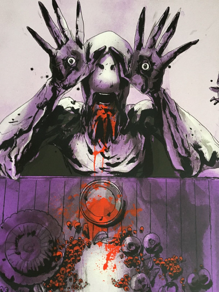 Pan's Labyrinth SDCC Exclusive Mondo Print Variant Signed Del Toro & Jock /175-Cherry Collectables