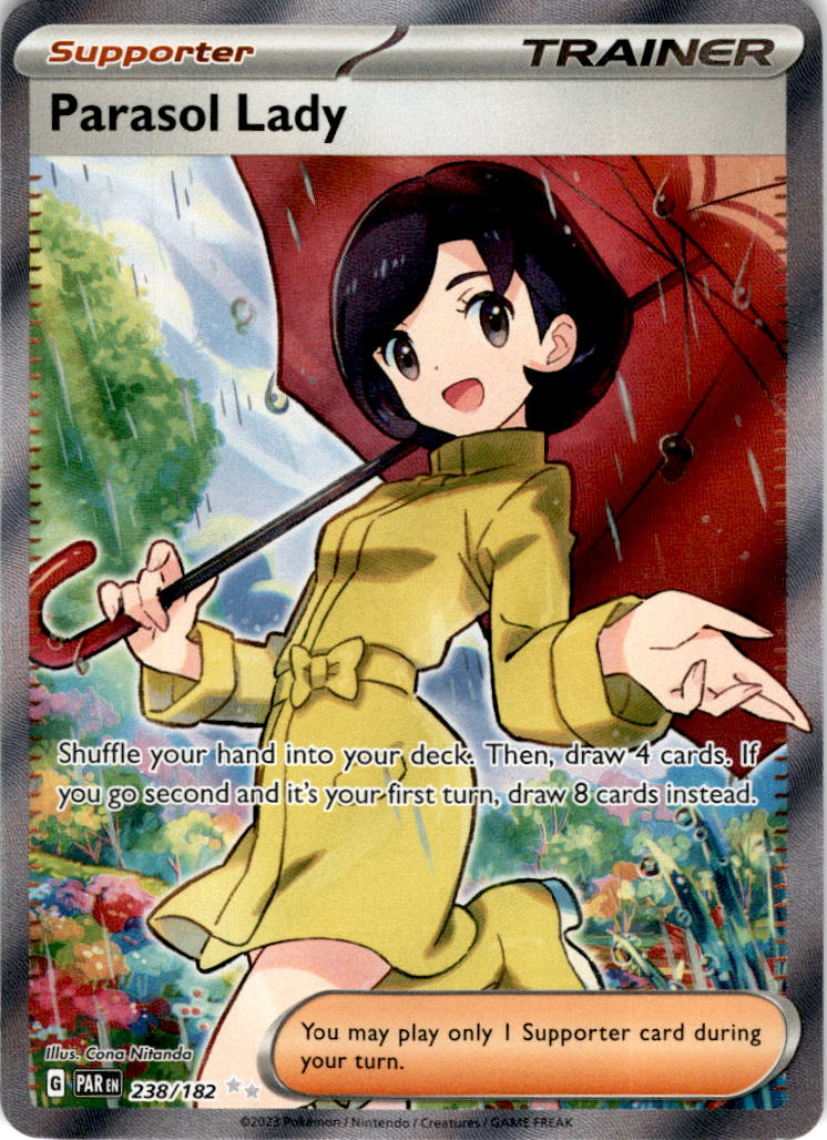ポケモンカード PARASOL LADY SPECIAL ART RARE 255/182 Parasol Lady - Pokémon Paradox Rift Special