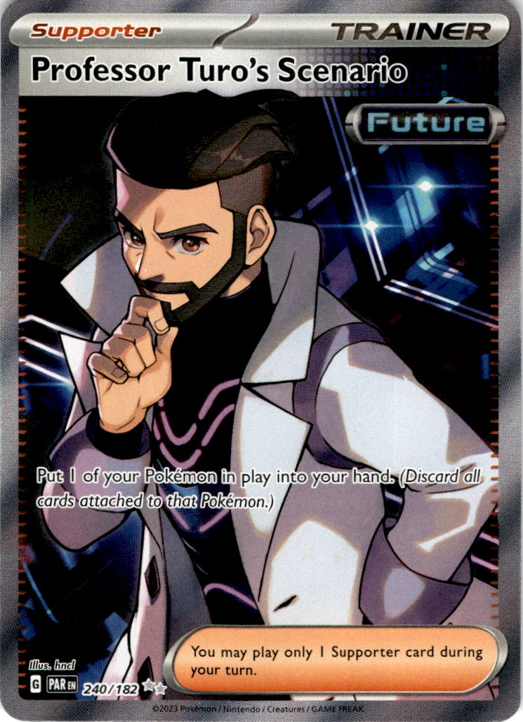 FULL ART Professor Turo’s Scenario - 240/182 - Ultra Rare Paradox Rift