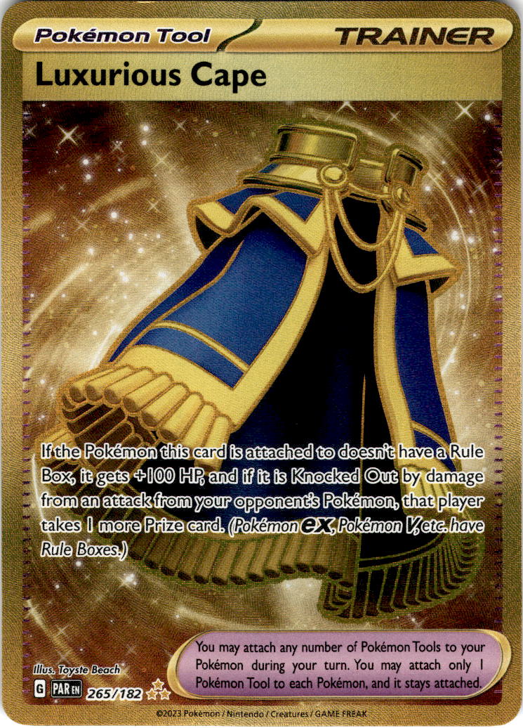 GOLD Luxurious Cape - 265/182 - Secret Rare Paradox Rift