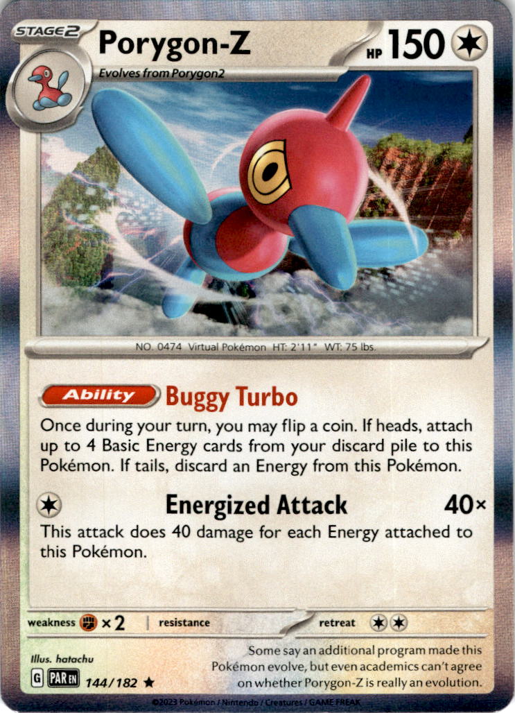 PorygonZ - 144/182 - Holo Rare Paradox Rift
