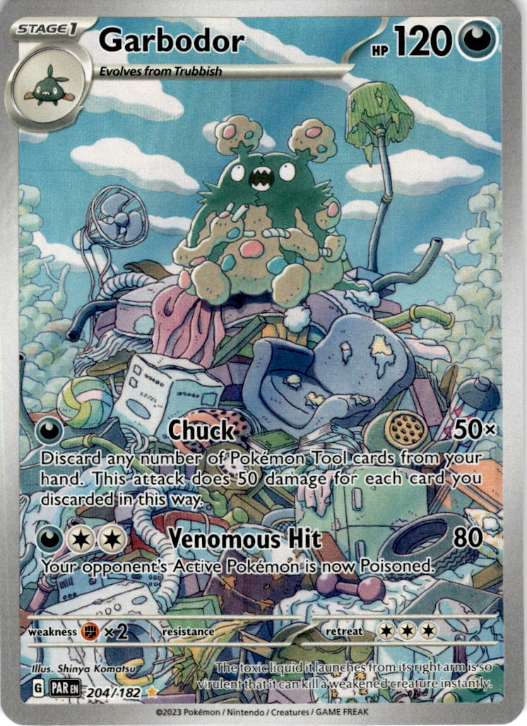 Garbodor - 204/182 - Illustration Rare Paradox Rift