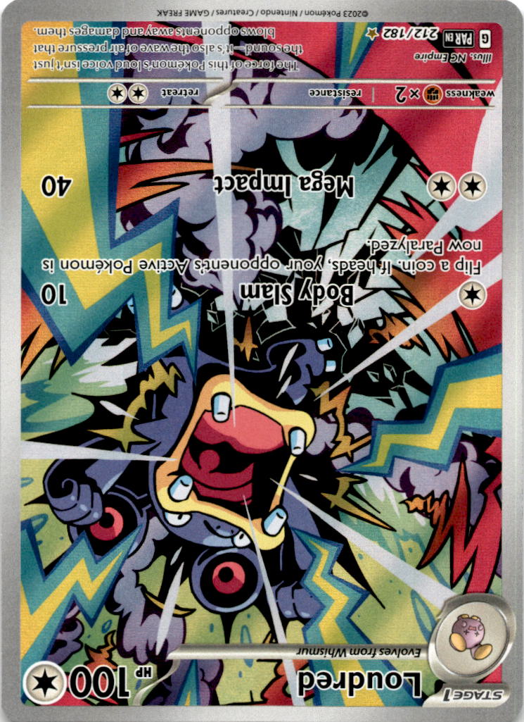 Loudred - 212/182 - Illustration Rare Paradox Rift