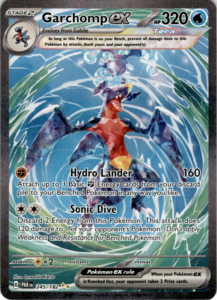 Garchomp ex - 245/182 - SPECIAL - Illustration Rare Paradox Rift