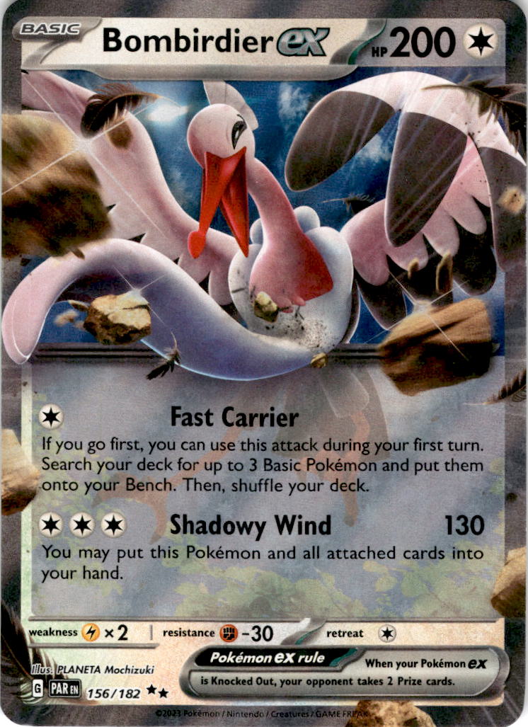 Bombirdier ex - 156/182 - Ultra Rare Paradox Rift
