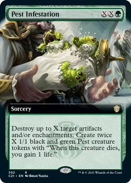 Pest Infestation 392 Extended Art Commander 2021