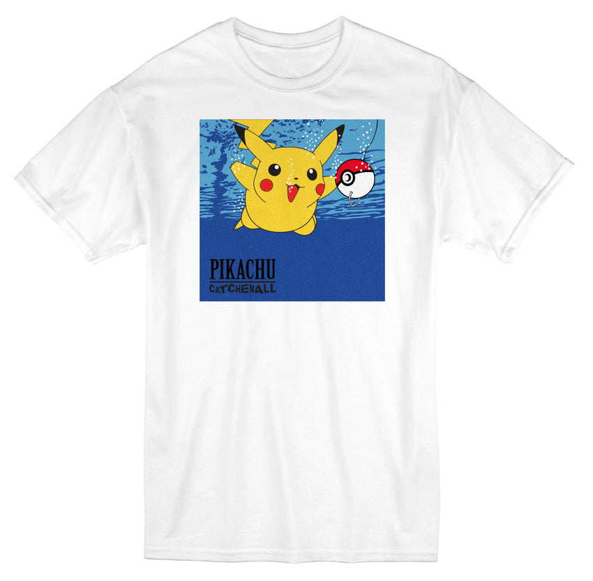 Catch'em all Short Sleeve White T-Shirt-Cherry Collectables