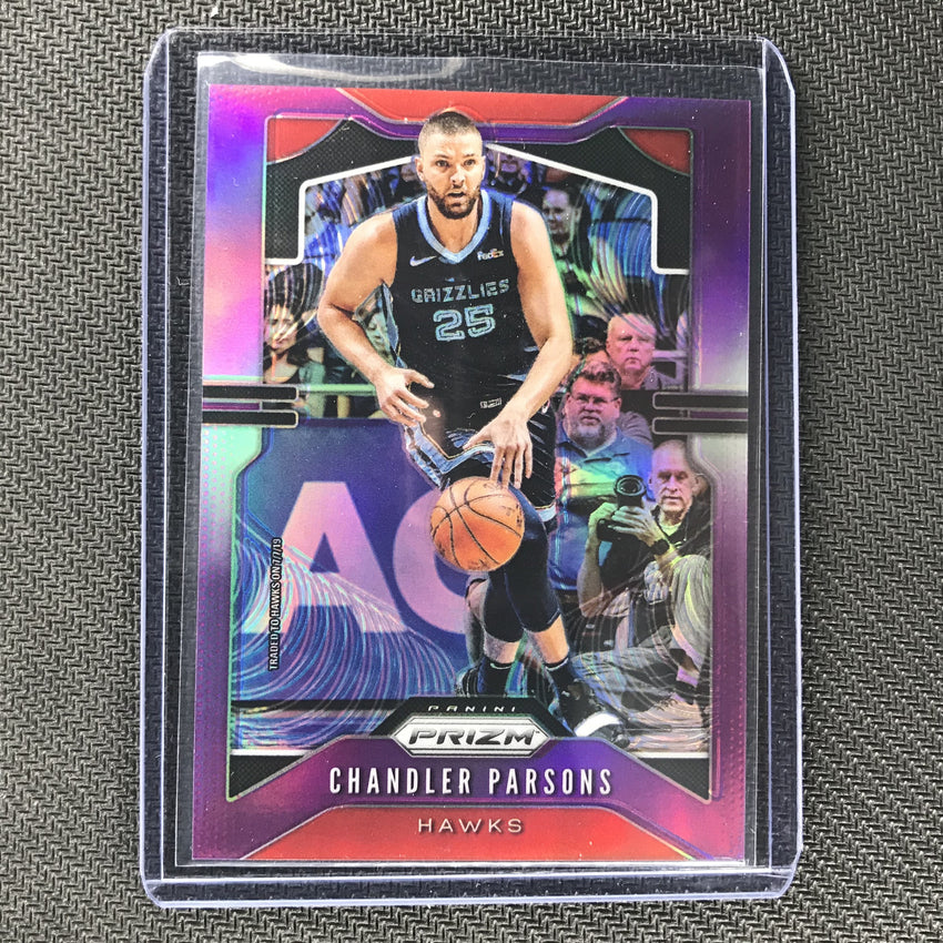 2019-20 Prizm CHANDLER PARSONS Purple Prizm /75 #140-Cherry Collectables