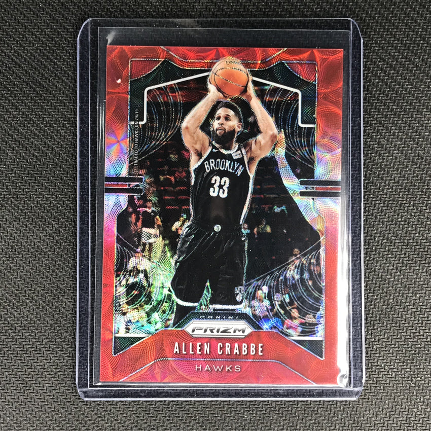 2019-20 Prizm ALLEN CRABBE Choice Red Prizm 50/88 #200-Cherry Collectables