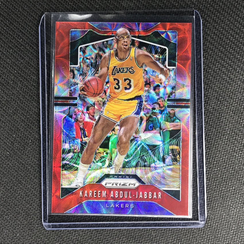 2019-20 Prizm KAREEM ABDUL-JABBAR Choice Red Prizm 36/88 #20-Cherry Collectables