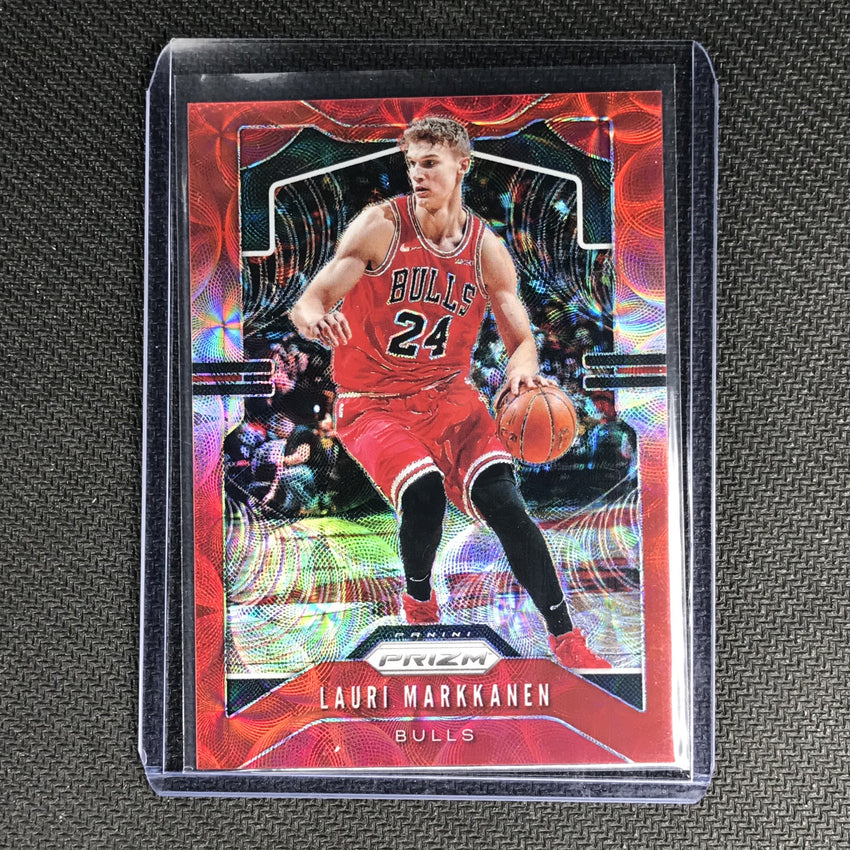 2019-20 Prizm LAURI MARKKANEN Choice Red Prizm 75/88 #63-Cherry Collectables