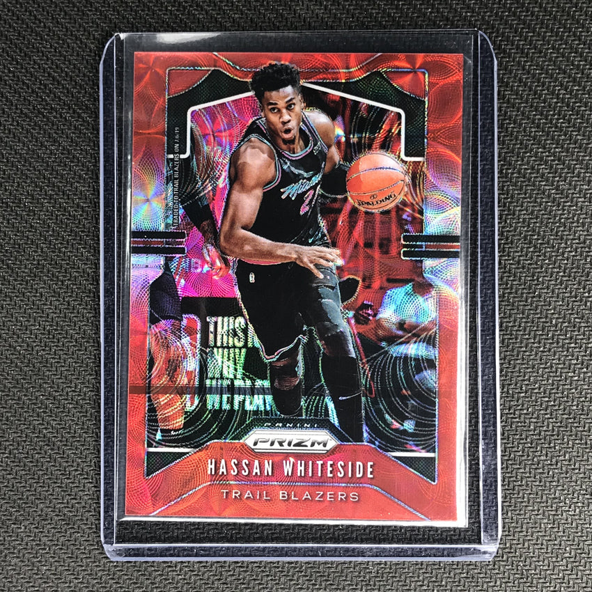 2019-20 Prizm HASSAN WHITESIDE Choice Red Prizm 83/88 #151-Cherry Collectables