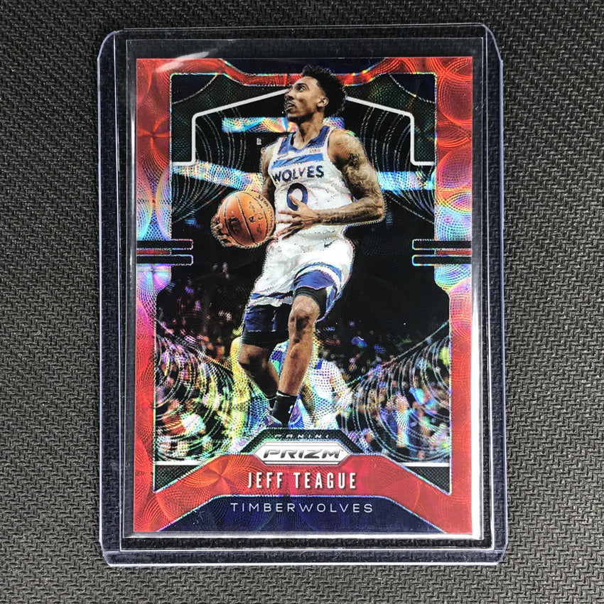 2019-20 Prizm JEFF TEAGUE Choice Red Prizm 57/88 #165-Cherry Collectables
