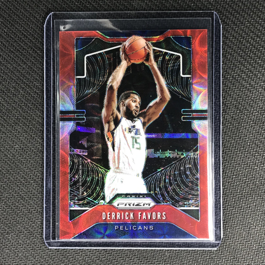 2019-20 Prizm DERRICK FAVORS Choice Red Prizm 3/88 #169-Cherry Collectables