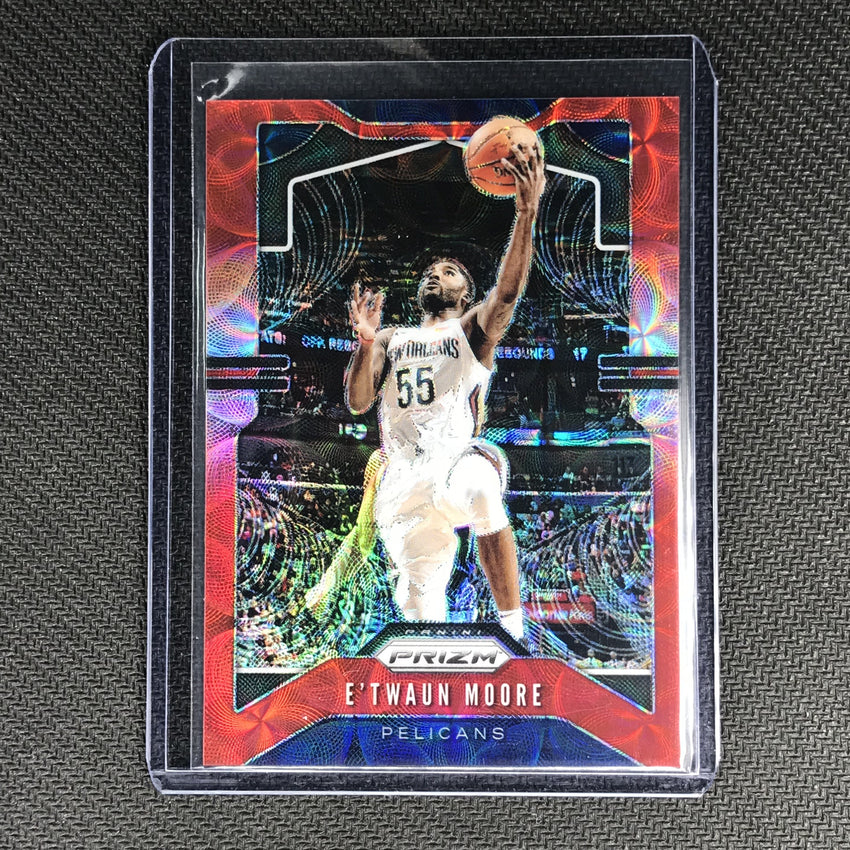 2019-20 Prizm E'TWAUN MOORE Choice Red Prizm 20/88 #174-Cherry Collectables