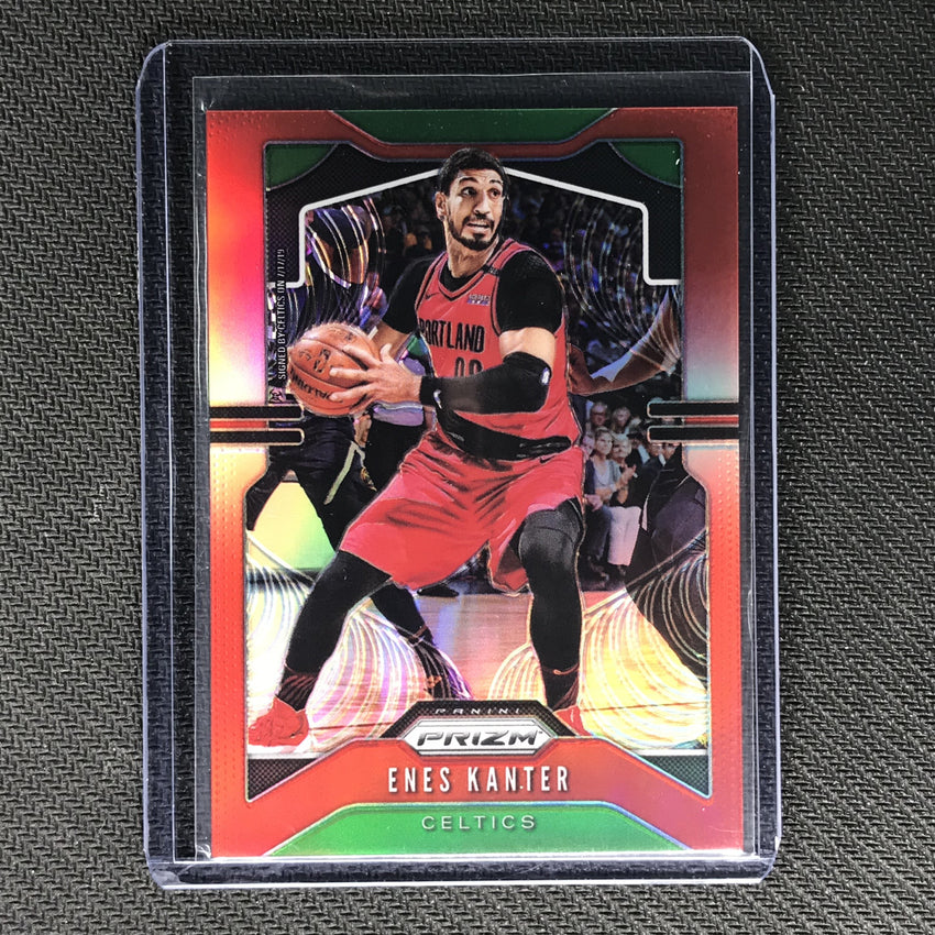 2019-20 Prizm ENES KANTER Red Prizm /299 #212-Cherry Collectables