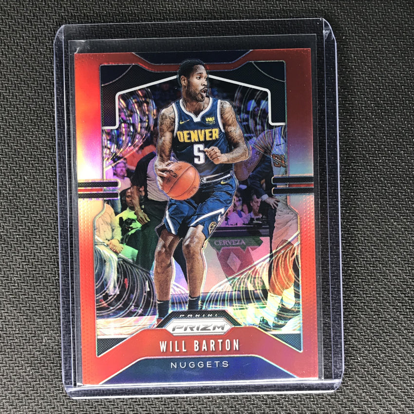 2019-20 Prizm WILL BARTON Red Prizm /299 #85-Cherry Collectables