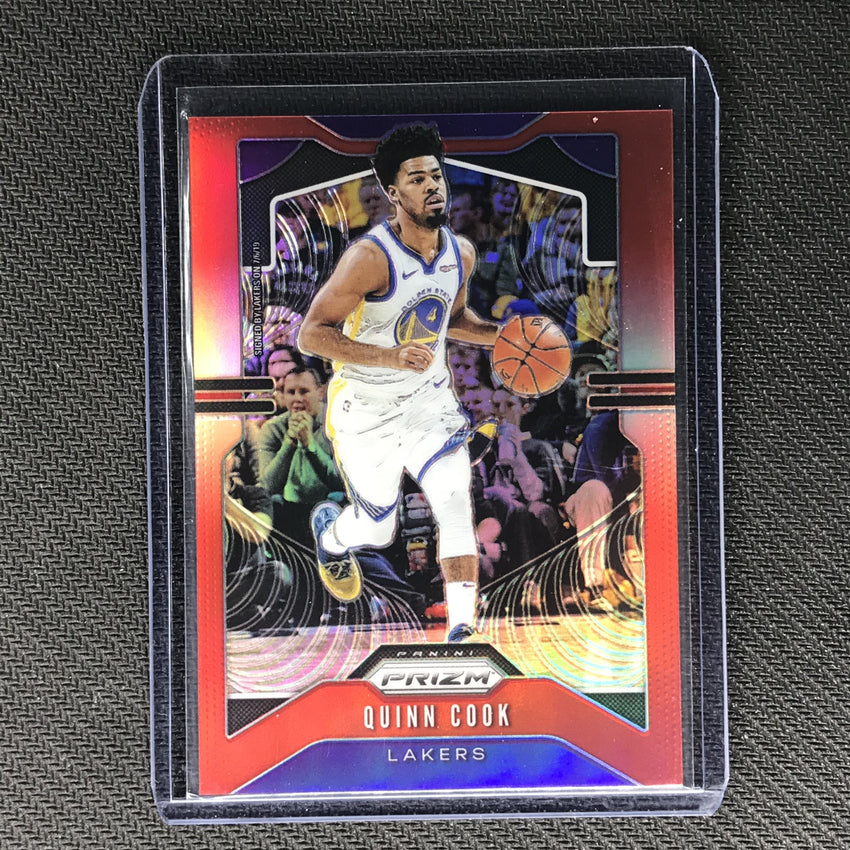 2019-20 Prizm QUINN COOK Red Prizm /299 #105-Cherry Collectables