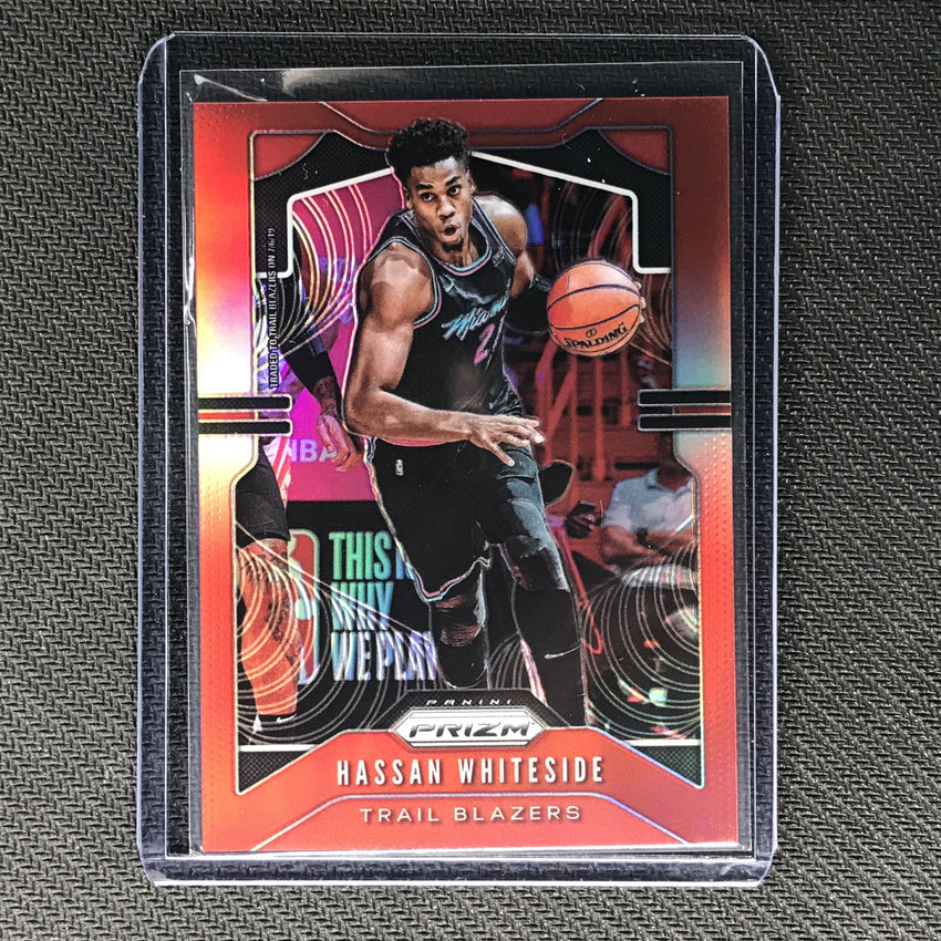 2019-20 Prizm HASSAN WHITESIDE Red Prizm /299 #151-Cherry Collectables