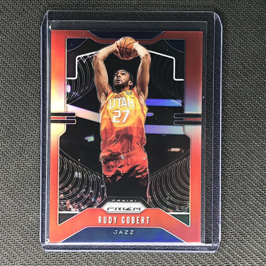 2019-20 Prizm RUDY GOBERT Red Prizm /299 #168-Cherry Collectables