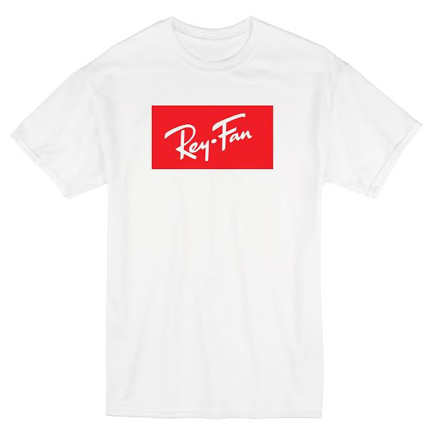 Rey Fan Short Sleeve White T-Shirt-Cherry Collectables