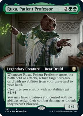 Ruxa, Patient Professor 393 Extended Art Commander 2021